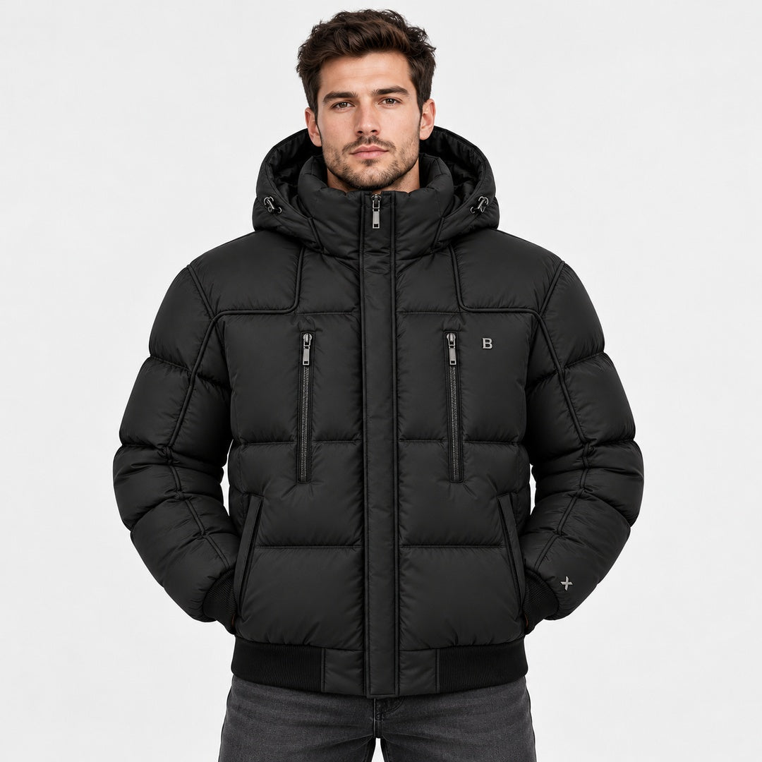 BIMOOX Arvella Winterjacke – Schwarz – Model-Mann