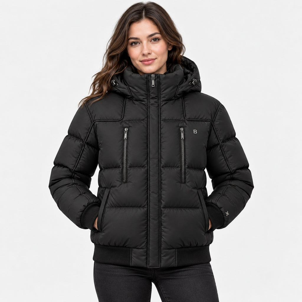 BIMOOX Arvella Winterjacke – Schwarz – Model-Frau