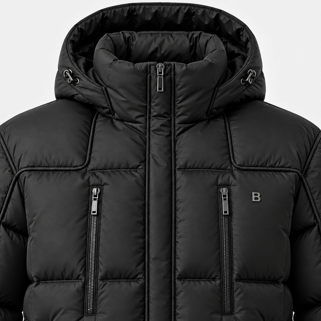 BIMOOX Arvella Winterjacke – Schwarz – Detail