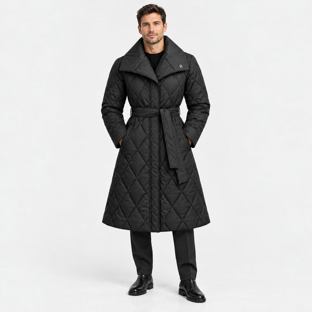 BIMOOX Celvane Winterjacke – Schwarz – Model-Mann