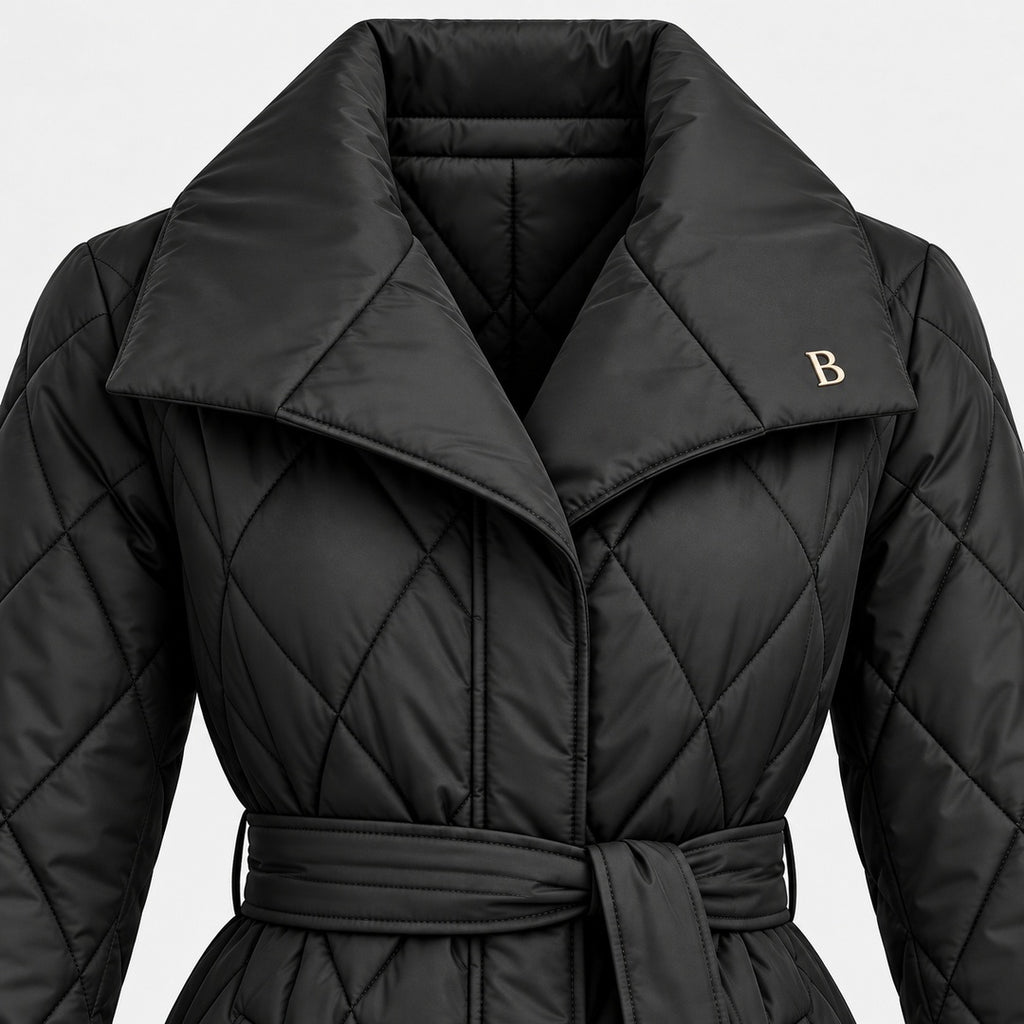 BIMOOX Celvane Winterjacke – Schwarz – Detail