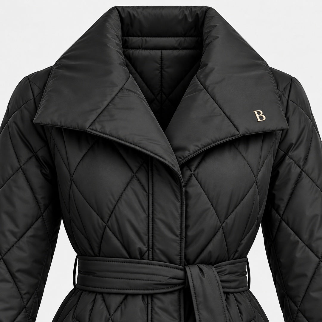 BIMOOX Celvane Winterjacke – Schwarz – Detail