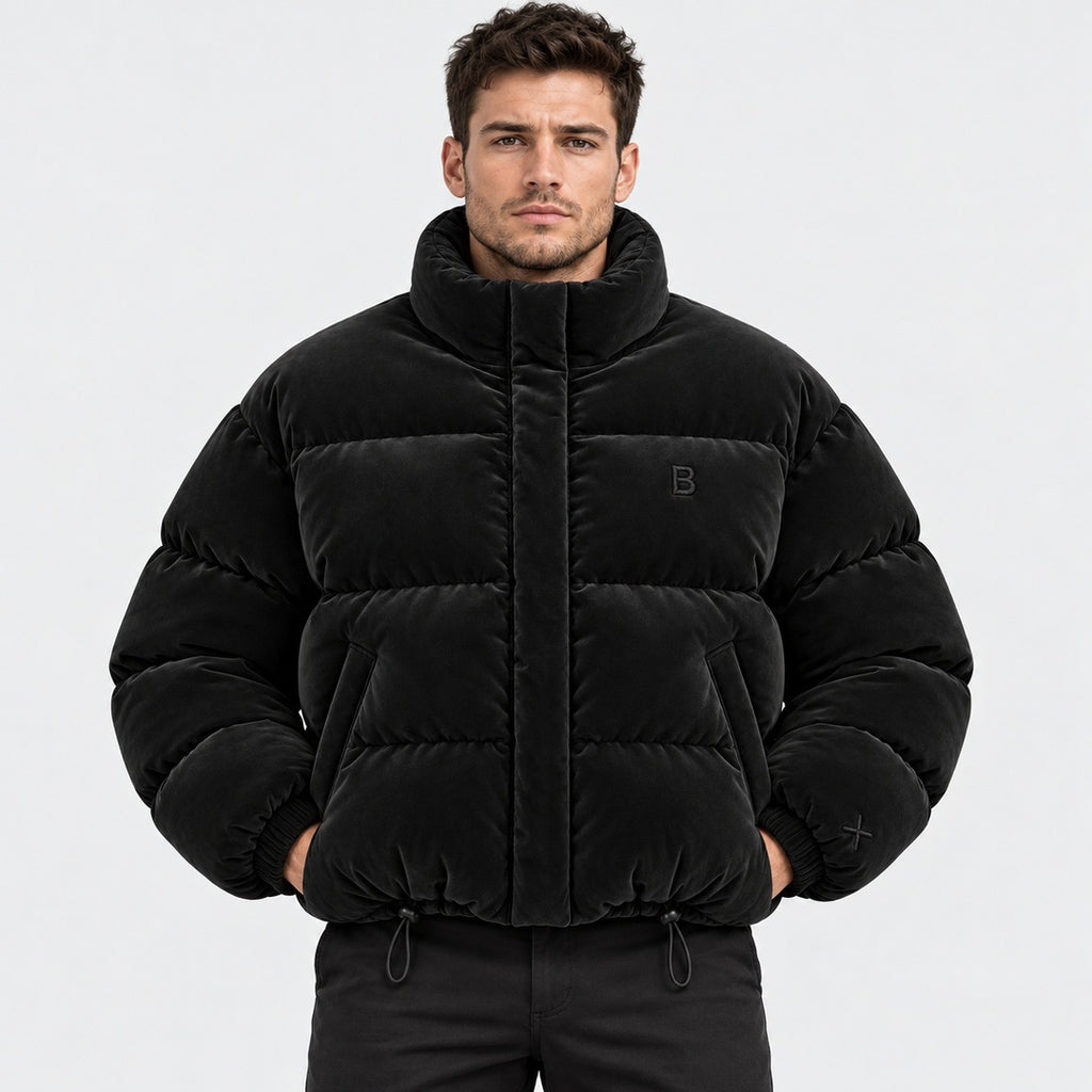 BIMOOX Nuvella Winterjacke – Schwarz – Model-Mann