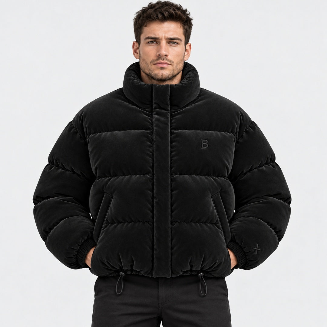 BIMOOX Nuvella Winterjacke – Schwarz – Model-Mann