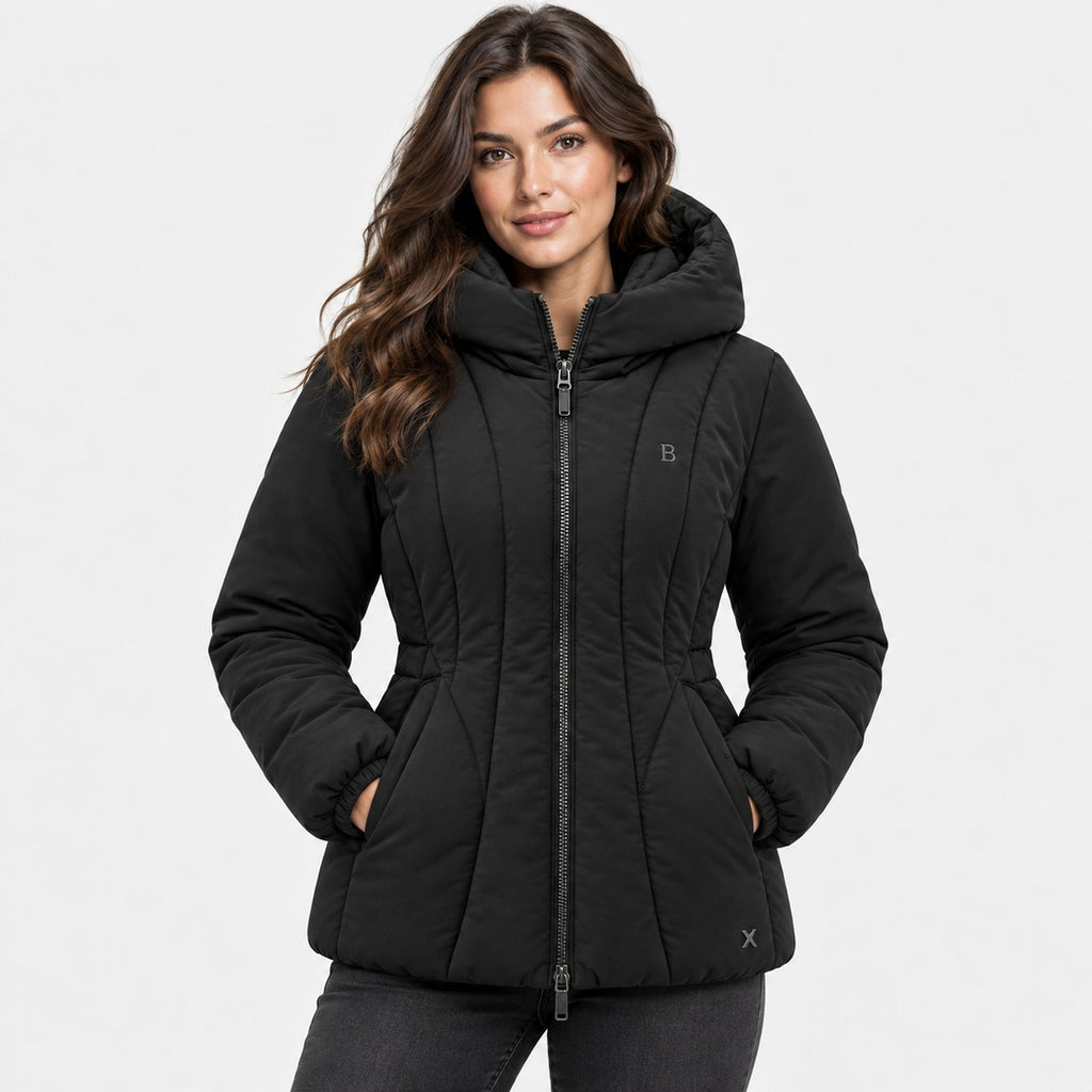 BIMOOX Veloura Winterjacke – Schwarz – Model-Frau