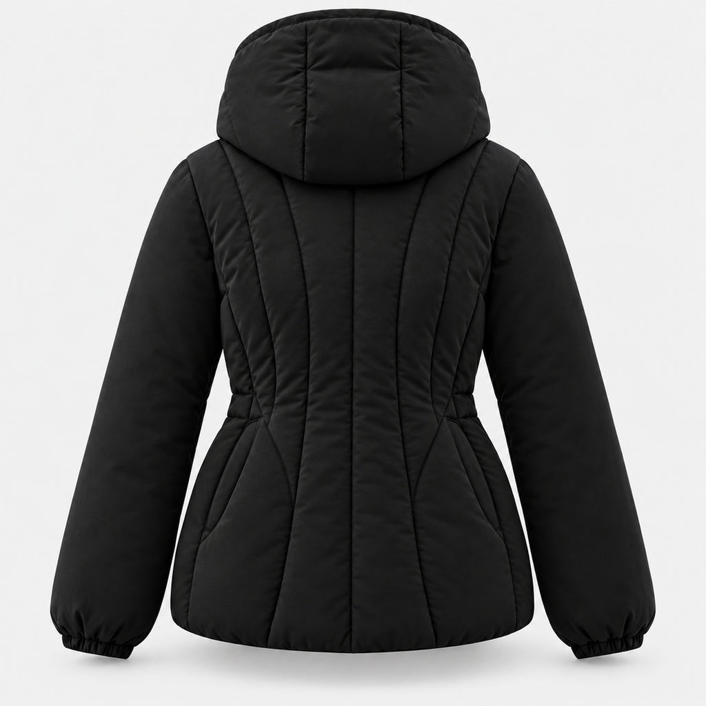 BIMOOX Veloura Winterjacke – Schwarz – Hinten