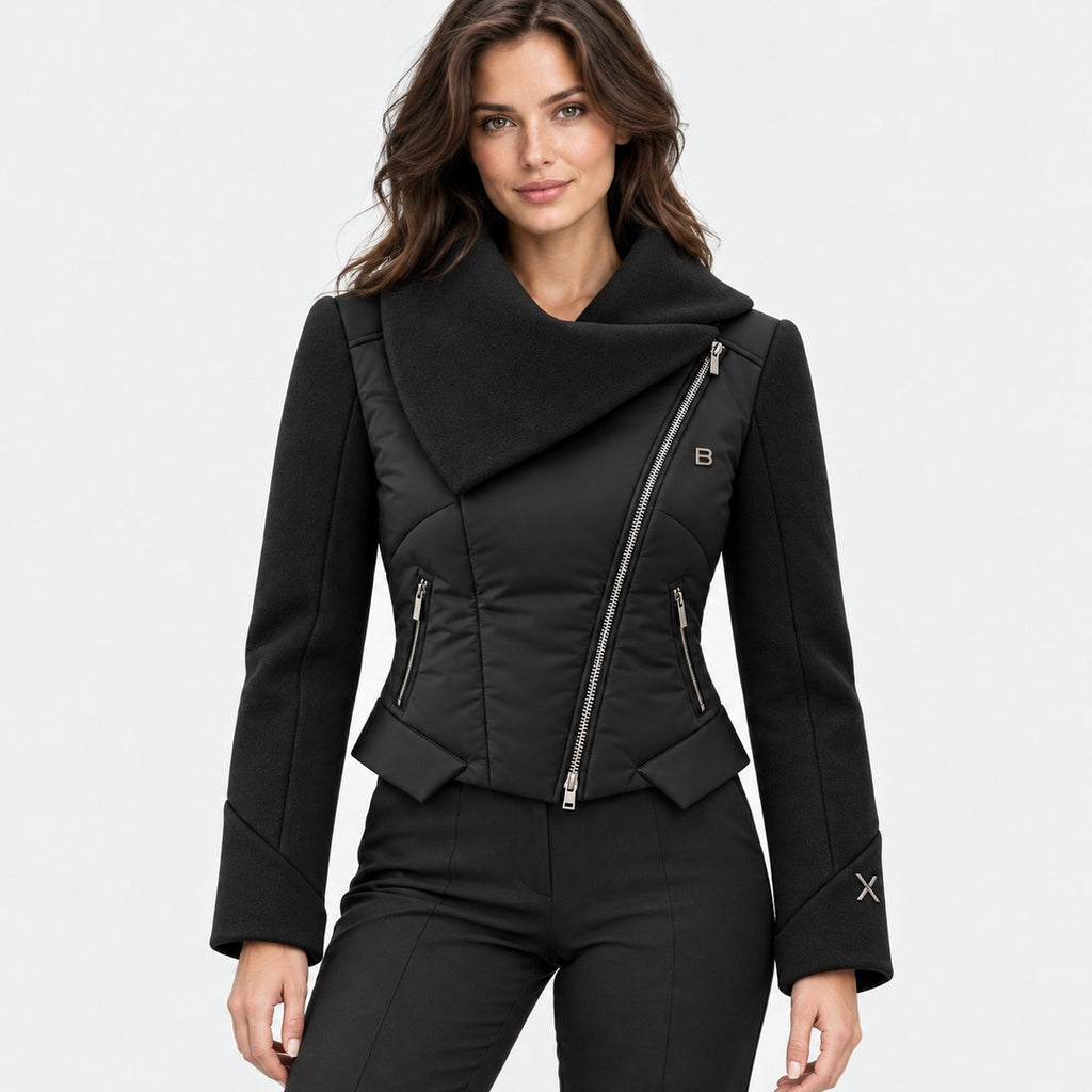 BIMOOX Zarelle Winterjacke – Schwarz – Model-Frau
