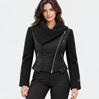 BIMOOX Zarelle Winterjacke – Schwarz – Model-Frau