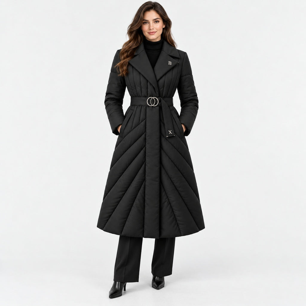 BIMOOX Liorven Winterjacke – Schwarz – Model-Frau