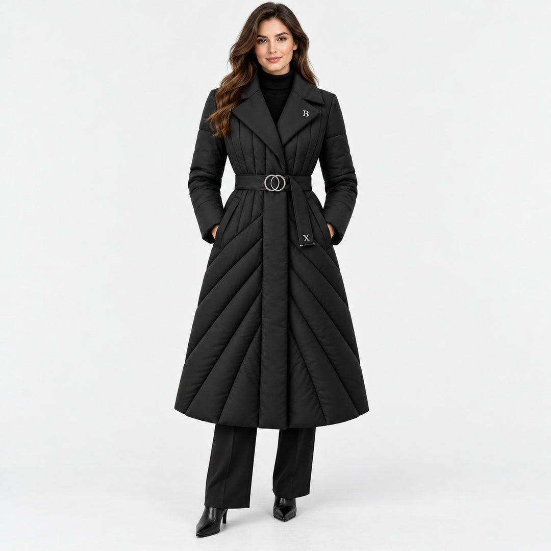 BIMOOX Liorven Winterjacke – Schwarz – Model-Frau